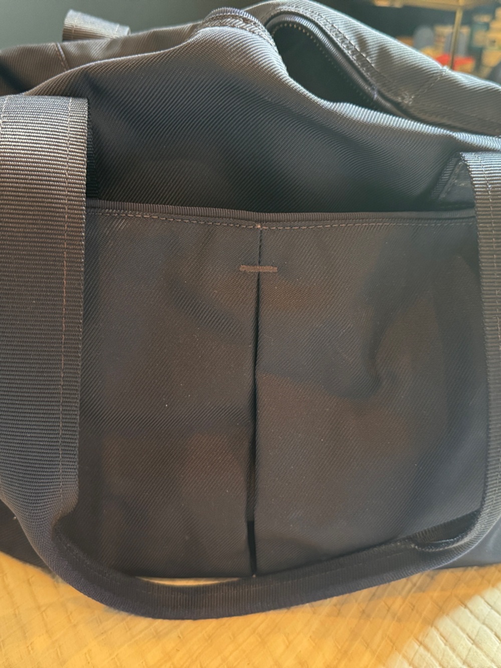 Lululemon Women's Navy Blue Nylon Duffel Bag